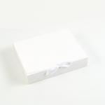 Коробка складная, белая, 25 х 20 х 5 см