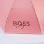 Зонт-наоборот Lady boss, 8 спиц, d =108 см, цвет розовый
