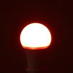 Лампа светодиодная RGB, с пультом , А60, 7 Вт, 560 Лм, Е27, 220 В
