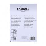Пленка для ламинирования A5 154х216 мм, 100 мкм, 100 штук, глянцевые, Lamirel
