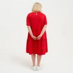 Платье женское MIST plus-size, размер 50, цвет красный