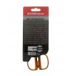 Ножницы ErichKrause "Protector Lock", 15.5 см, с фиксатором, серо-оранжевые