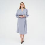 Платье женское MIST, plus-size,  р.56, серо-голубой