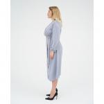 Платье женское MIST, plus-size,  р.56, серо-голубой