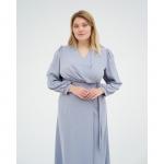 Платье женское MIST, plus-size,  р.56, серо-голубой