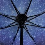 Зонт механический «Звёздное небо», 3 сложения, 8 спиц, R = 48 см, разноцветный