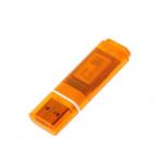 Флешка Smartbuy Glossy series Orange, 32 Гб, USB2.0, чт до 25 Мб/с, зап до 15 Мб/с,оранжевая