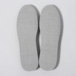 Стельки для обуви, антибактериальные, дышащие, универсальные, 35-46 р-р, пара, цвет серый