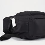 Рюкзак, отдел на молнии, наружный карман, кошелёк, цвет чёрный
