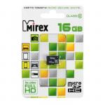 Карта памяти Mirex microSD, 16 Гб, SDHC, класс 10