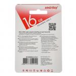 Карта памяти Smartbuy microSD, 16 Гб, SDHC, класс 10, с адаптером SD