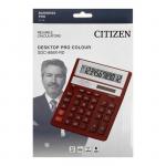 Калькулятор настольный 12-разрядный, Citizen Business Line SDC-888XRD, двойное питание, 158 х 203 х 31 мм, красный