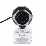 Веб-камера Defender C-090, 0.3 Мп, 640x480, микрофон, черная