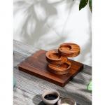 Блюдо для подачи суши Tropics из акации, 21?17 см