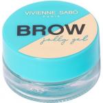 Vivienne Sabo Гель-желе для бровей сверхсильной фиксации/Eyebrow extra strong fixing gel/Gel fixateur a sourcils "Brow jelly gel" тон 01