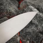 Нож кухонный Samura HARAKIRI, шеф, лезвие 20,8 см, белая рукоять