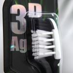 Зубная щетка мод 3Д Ag+ Антибактериальная, нано-серебро, щетка для языка, трехкомпонентная р