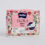 BELLA 10шт Прокладки гигиенические FLORA Rose