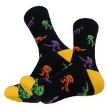 Носки серии В мире животных "Разноцветные мегазавры"