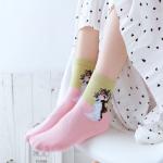 24090 Дизайнерские носки серии Вдохновение "Танец в городе" Пьер Огюст Ренуар, р-р 36-41 (зеленый/розовый)