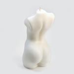 Свеча фигурная "Силуэт женщины", 15х7 см, белая