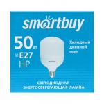 Лампа cветодиодная Smartbuy, E27, 50 Вт, 6500 К, холодный белый, переходник на Е40