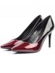 DBH20-4 RED/BLACK Туфли женские (натуральная кожа)