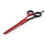 Ножницы парикмахерские PBS-EP-32162 Black/Red (6.0") с микоронасечкой