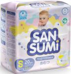 Sansumi подгузники, размер S (3-6 kg)