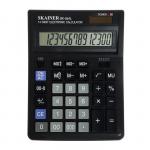Калькулятор настольный (большой бухгалтерский) 14-разрядный, SKAINER SK-554L, двойное питание, 153 х 199 х 31 мм, чёрный