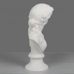 Гипсовая фигура, Бюст Флоры, 17.5 х 17 х 40 см