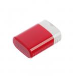 Флешка Smartbuy Lara, 8 Гб, USB2.0, чт до 25 Мб/с, зап до 15 Мб/с, красная
