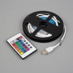 Cветодиодная лента Uniel с пультом ДУ 3 м, IP20, SMD5050, 30 LED/м, 5 В, RGB