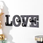 Ключница "Love" 20х6 см, Набор 4 буквы