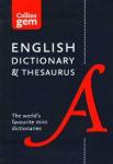 English Gem Dictionary and Thesaurus