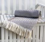Плед ALTRO арт.ТП1200-03 ДОВЕР (елочка коричн)