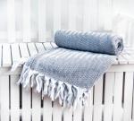 Плед ALTRO арт.ТП1200-06 БАКСТОН (елочка серая)