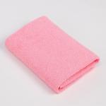 Полотенце  махровое Экономь и Я 30*60 см, цв. розовый, 100% хлопок, 350 гр/м2
