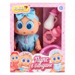%DollyToy кукла-младенец "Пупс в бандане" (27 см., звук, аксесс., в ассорт.)