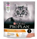 Корм PRO PLAN Elegant OPTI DERMA (комплекс для поддержания здоровья кожи и красоты шерсти), для взрослых кошек, с лососем, 1,5 кг
