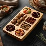 Блюдо для подачи Adelica, 33_19_2,8 см, пропитано маслом, берёза