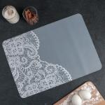 Коврик Доляна «Кружево», 42_29,7 см