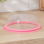 Крышка силиконовая для СВЧ, 20_20_6 см, цвет МИКС