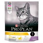 Корм PRO PLAN Light OPTI LIGHT (комплекс с низким содержанием жира) для кошек с избыточным весом, с индейкой, 1,5 кг
