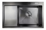 Премиальная кухонная мойка C7851B-R (нано покрытие графит)