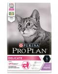 Корм PRO PLAN Delicate OPTI DIGEST (комплекс для поддержания здорового пищеварения) для кошек с чувствительным пищеварением, с индейкой, 3 кг