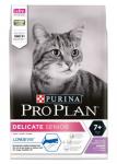 Корм PRO PLAN Delicate Senior 7+ LONGEVIS (комплекс для сохранения и продления жизни) для кошек старше 7 лет с чувствительным пищеварением, с индейкой, 400 г