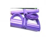Эспандер универсальный с упорами для ног "Fitness" 45*25 см (нагрузка 18 кг), фиолетовый
