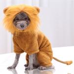 Костюм для собаки "Волшебный карнавал-Лев" с капюшоном, размер L (45*35см) Ultramarine