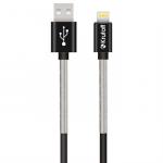 Кабель USB Lightning Krutoff S (1m) черный (пакет)